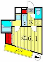 千葉県柏市旭町２丁目（賃貸マンション1K・4階・20.94㎡） その2