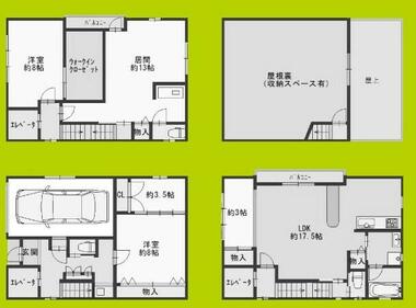 間取り：227104430342