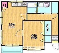 山形県米沢市金池１丁目（賃貸マンション1LDK・3階・43.00㎡） その2