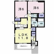 ヌーベルコート．Ｅ 101 ｜ 秋田県大館市東台７丁目（賃貸アパート2LDK・1階・52.57㎡） その2