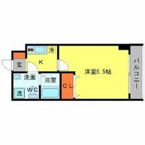 ＳＥＲＥＮｉＴＥ江坂四番館 0711 ｜ 大阪府吹田市垂水町３丁目（賃貸マンション1K・7階・24.89㎡） その2