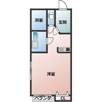 岐阜県羽島市竹鼻町狐穴（賃貸アパート1R・1階・27.63㎡） その2