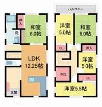 間取り：227095009035