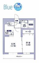 トレリッシュ湘南  ｜ 神奈川県茅ヶ崎市幸町（賃貸マンション1LDK・2階・45.44㎡） その2