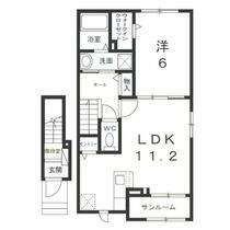 グラース  ｜ 千葉県四街道市大日（賃貸アパート1LDK・2階・47.74㎡） その2