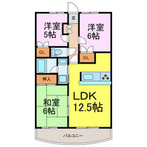 ウィルコート 302 ｜ 茨城県古河市旭町１丁目（賃貸マンション3LDK・3階・62.89㎡） その2