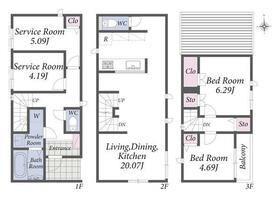 東京都世田谷区深沢３丁目