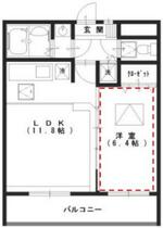 ルネス　エレーヌ  ｜ 埼玉県川越市仙波町２丁目（賃貸マンション1LDK・1階・40.38㎡） その2