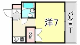 兵庫県神戸市東灘区御影本町２丁目（賃貸マンション1K・4階・21.00㎡） その2