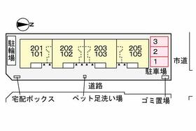 シャルマン照ヶ丘  ｜ 大阪府大阪市東住吉区照ケ丘矢田２丁目（賃貸アパート1LDK・1階・50.87㎡） その3