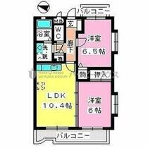 シャルマン那珂川 403 ｜ 福岡県那珂川市仲１丁目（賃貸マンション2LDK・4階・53.40㎡） その2