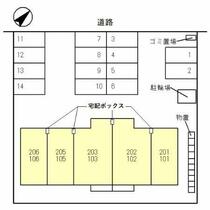 エスパシオⅠ 105 ｜ 福井県福井市板垣３丁目（賃貸アパート1LDK・1階・37.08㎡） その3