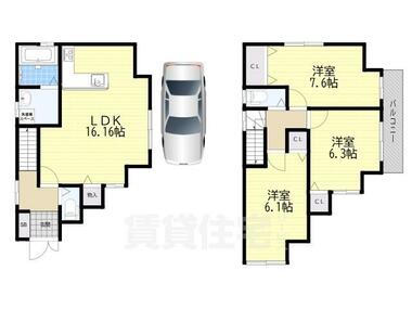 間取り：227102487164