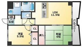 大阪府東大阪市下小阪１丁目（賃貸マンション2LDK・5階・56.40㎡） その2