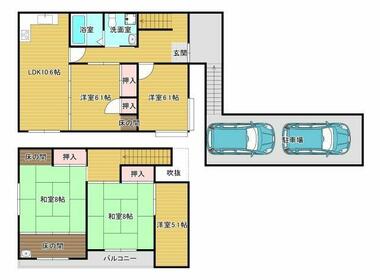 間取り：227103471874