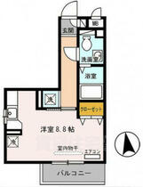 グローリア若葉台  ｜ 兵庫県神戸市北区若葉台４丁目（賃貸アパート1R・2階・27.01㎡） その2