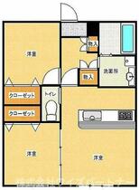 プレシャス長丘  ｜ 福岡県福岡市南区長丘４丁目（賃貸マンション2LDK・2階・49.04㎡） その2