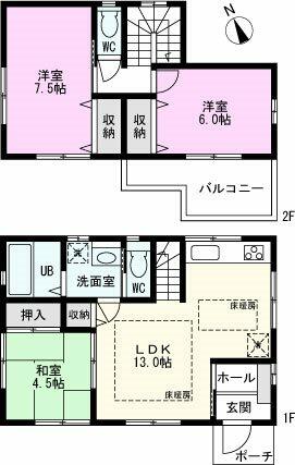 detached 埼玉県越谷市赤山町３丁目
地図を見る