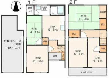 間取り：227101804093