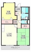 カトンテール  ｜ 大阪府八尾市渋川町６丁目（賃貸マンション2LDK・5階・53.10㎡） その2