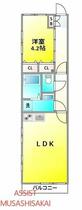 東京都小金井市緑町５丁目（賃貸マンション1LDK・2階・38.50㎡） その2