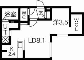 エアフォルク学園前 401 ｜ 北海道札幌市豊平区平岸二条１丁目（賃貸マンション1LDK・4階・35.18㎡） その2