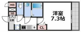 ララプレイス四天王寺前夕陽ヶ丘プルミエ  ｜ 大阪府大阪市天王寺区下寺町２丁目（賃貸マンション1K・1階・24.05㎡） その2