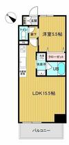 千葉県柏市柏３丁目（賃貸マンション1LDK・3階・43.96㎡） その2