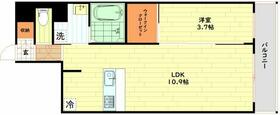 大阪府大阪市西区南堀江２丁目（賃貸マンション1LDK・5階・38.51㎡） その2