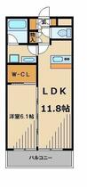 埼玉県さいたま市浦和区領家６丁目（賃貸マンション1LDK・2階・43.93㎡） その2