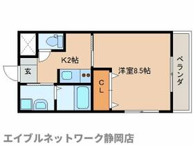 静岡県静岡市葵区北安東３丁目（賃貸アパート1K・2階・30.00㎡） その2