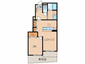 メゾン・キャロット  ｜ 和歌山県紀の川市名手市場（賃貸アパート1LDK・1階・45.72㎡） その2