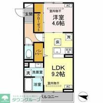 アンスリウム湘南台  ｜ 神奈川県藤沢市湘南台４丁目（賃貸アパート1LDK・1階・37.84㎡） その2
