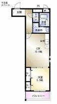 ｇｒａｎｄ　ｃｉｅｌ 207 ｜ 大阪府大阪市平野区瓜破西２丁目（賃貸アパート1LDK・2階・41.00㎡） その2
