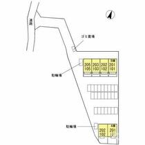 フォンテーヌ金倉　Ａ・Ｂ棟　Ａ棟 201 ｜ 香川県丸亀市金倉町（賃貸アパート2LDK・2階・66.17㎡） その3