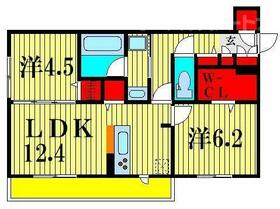 千葉県流山市駒木（賃貸アパート2LDK・1階・58.01㎡） その2