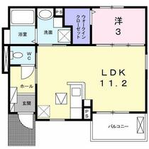 ジャパンディライト 102 ｜ 大阪府貝塚市南町（賃貸アパート1LDK・1階・36.67㎡） その2