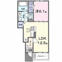 セレーノ・Ⅱ  ｜ 和歌山県岩出市岡田（賃貸アパート1LDK・1階・44.70㎡） その2