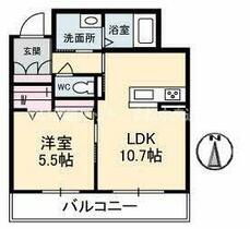 グランベレオ　カーナ 202 ｜ 香川県坂出市久米町２丁目（賃貸マンション1LDK・2階・41.23㎡） その2