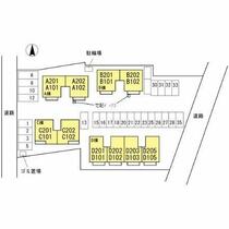 メゾンパークス　Ｂ棟 102 ｜ 福井県福井市開発３丁目（賃貸アパート2LDK・1階・55.43㎡） その3