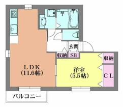 兵庫県神戸市須磨区潮見台町５丁目（賃貸アパート1LDK・2階・43.10㎡） その2