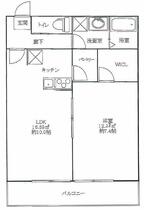 千葉県柏市豊四季（賃貸アパート1LDK・1階・43.56㎡） その2