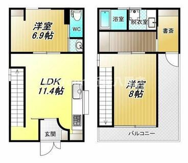 間取り：227103678428