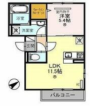 ル・シャン・ドゥ・フルール B202 ｜ 兵庫県明石市東藤江２丁目（賃貸アパート1LDK・2階・40.90㎡） その2
