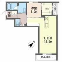 徳島県徳島市北出来島町２丁目（賃貸マンション1LDK・2階・55.00㎡） その2