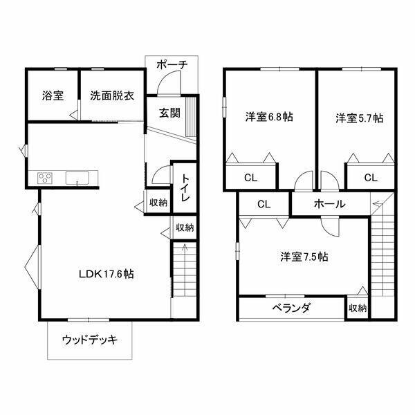 ソラーナ A2｜岐阜県羽島郡岐南町伏屋３丁目(賃貸テラスハウス3LDK・--・93.16㎡)の写真 その2