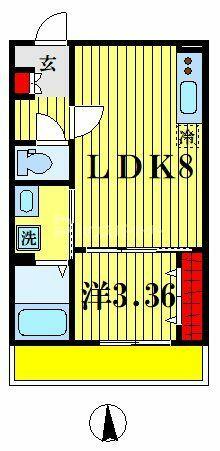 同じ建物の物件間取り写真 - ID:212046788216