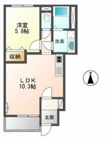 グランフェリシアⅠ 103 ｜ 香川県高松市六条町（賃貸アパート1LDK・1階・40.82㎡） その2