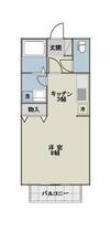 ピュアファースト 105 ｜ 山梨県甲府市古上条町（賃貸アパート1K・1階・29.16㎡） その2