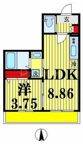 同じ建物の物件間取り写真 - ID:212046873419